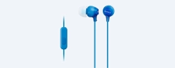 In-ear-hovedtelefoner med mikrofon SONY MDR-EX15AP blå