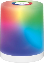 Solight genopladelig RGB LED-lanterne med touch-betjening