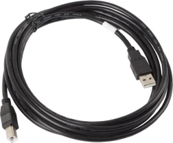 USB-kabel 2.0 AM–BM 3 m sort