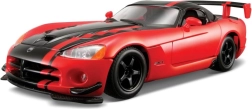 Bburago 1:24 Dodge Viper SRT10 ACR rød-sort 18-22114