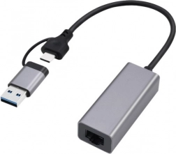 USB-netværkskort 3.1 USB‑A/USB‑C 2,5 Gb/s