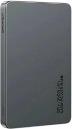 Magnetisk powerbank 5000 mAh 20W med MagSafe og PD, grå