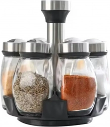 Da304 sæt med 6 roterende krydderiglas