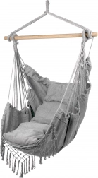 maltec ophængt brasiliansk stol l.gray