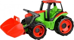 Traktor med skovl i blå-grå