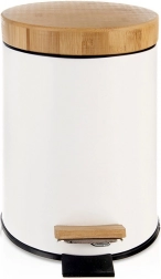 Hvid pedalspand WHITELINE 3 l