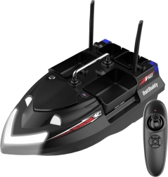 Flytec V802 foderbåd med 12000 mAh batteri (sort)