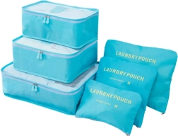 Rejseorganisator 6 stykker blå