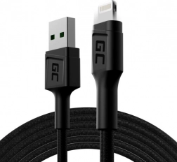 USB Lightning-kabel 200 cm med LED-belysning