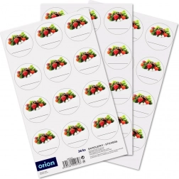 Selvklæbende etiketter til glas 36 stk.