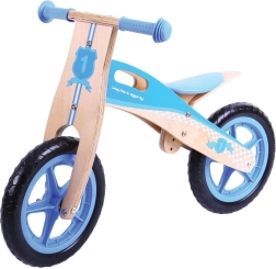 Bigjigs Toys træløbecykel blå
