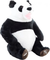 Stor plysbjørn panda 34 cm