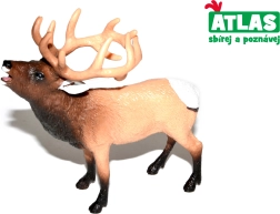 Håndmalet hjortefigur 10 cm