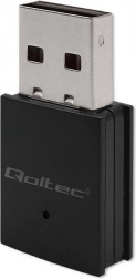 Mini trådløs wi‑fi‑adapter ac med bluetooth 4.0 QOLTEC, usb, op til 600 Mb/s