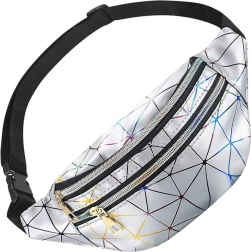 Bq58a hofte-/mave taske sølv