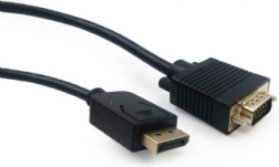 DisplayPort til VGA-kabel 1,8 m sort