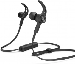 trådløse sports-in-ear-hovedtelefoner hama freedom run ii med mikrofon – sort