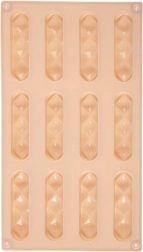 Silikoneform til småkager og praliner beige 29,5 × 17 × 1,5 cm