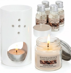 Aromalampe med olier 8-delt sæt
