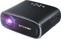 BlitzWolf Full HD LED‑projektor med Wi‑Fi og Bluetooth (sort)