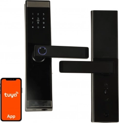 Elektronisk smart dørlås med tastatur, fingeraftrykslæser og Bluetooth