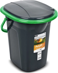 Bærbart campingtoilet GreenBlue sort-grøn