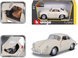 Bburago 1:24 Porsche 356B Coupé (1961) Elfenben