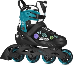 Inline-skøjter NILS Extreme Vibe turkise – M (37-40)