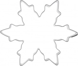 Metaludstikker snefnug 10 cm