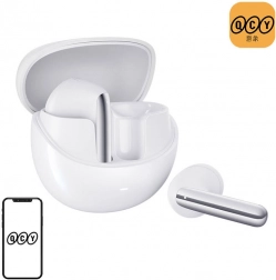 Trådløse høretelefoner TWS QCY AilyBuds Pro HT10 med ANC, hvid