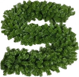 Juleguirlande RUHHY 2,7 m, diameter 29 cm, tæt grøn