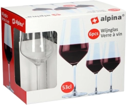 Rødvinsglas Alpina 530 ml (6 stk.)