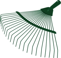 Havevifte-rive til blade 36 cm, metal uden skaft