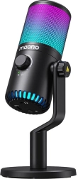 gaming USB-mikrofon Maono DM30RGB med RGB-belysning (sort)