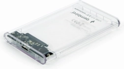 Gennemsigtig ekstern boks til 2,5" drev, USB 3.0