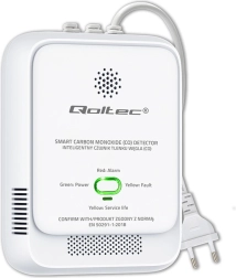 Kulilte-detektor med 85 dB alarm og LED