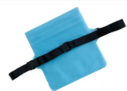 Vandtæt bæltetaske og bælteetui – lyseblå