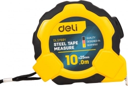 Stålmålebånd 10 m med automatisk lås - Deli