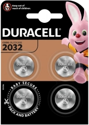Duracell CR2032 batterier 4 stk.