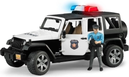 Bruder Jeep Wrangler Rubicon politi med figur