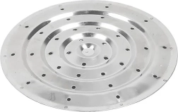 Rustfri plade til gasblus 19 cm