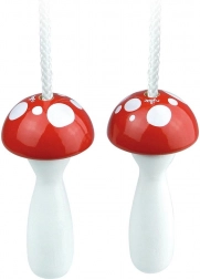 Sjippetov formet som en fluesvamp fra Vilac