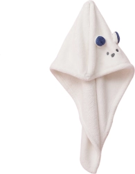 Superabsorberende hårhåndklæde, hårturban - beige