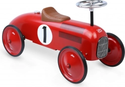 Vilac vintage løbecykel rød metalbil