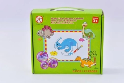 Mac Toys Puslespil Dinosaurer med Vandmaling