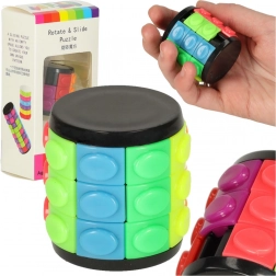 Logisk puslespil roterende cylinder – 3 rækker