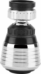 Roterende perlator 2-i-1 til køkken- og badeværelsesarmatur, 360° drejelig