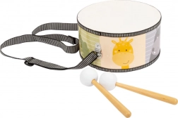 Small Foot børnetromme Farverig safari med trommestikker