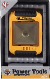 Transportabelt LED-byggelys med batteridrevet stativ