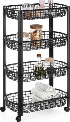 Fireetagers rulle­reol 46,5 × 26 × 79 cm